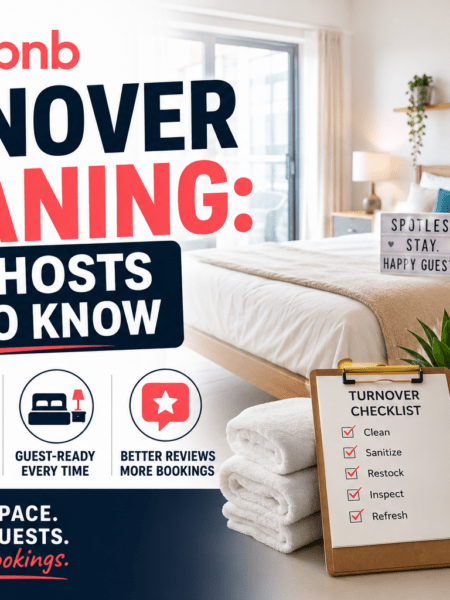 Airbnb Turnover Cleaning: What Hosts Need to Know