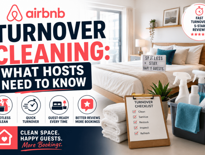 Airbnb Turnover Cleaning: What Hosts Need to Know