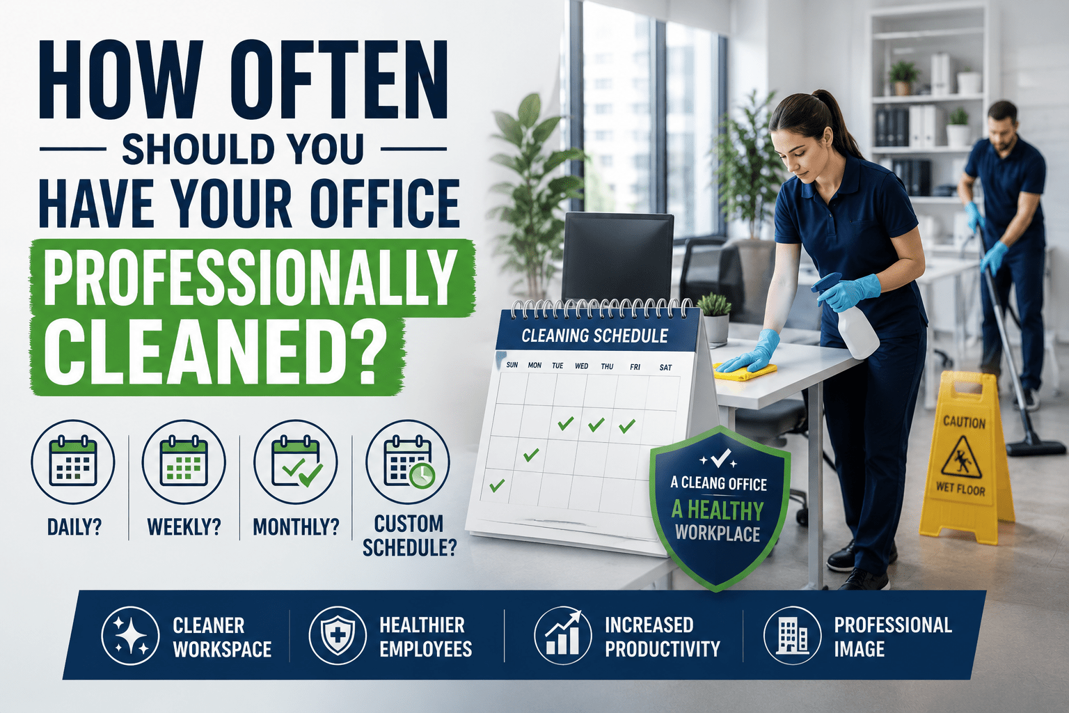How Often Should You Have Your Office Professionally Cleaned?